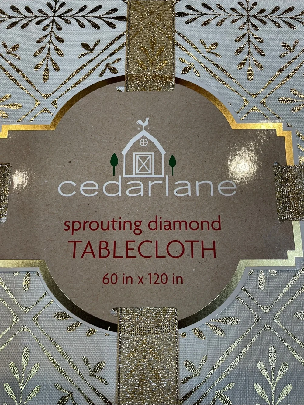 Cedarlane white tablecloth